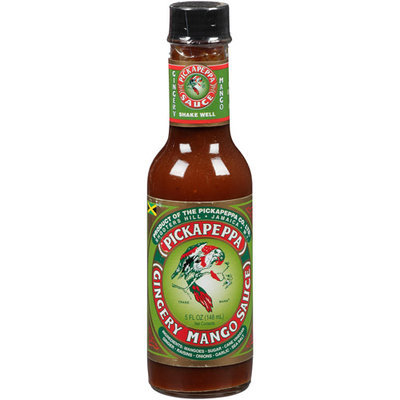 Pickapeppa Gingery Mango Sauce, 5 fl oz, (Pack of 12)