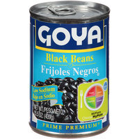 Goya® Black Beans Low Sodium Prime Premium