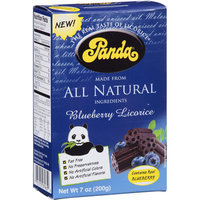 Panda All Natural Blueberry Licorice, 7 oz, (Pack of 12)