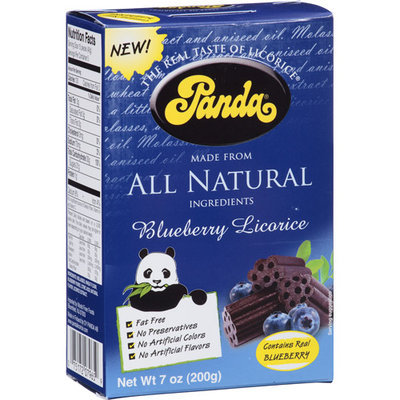 Panda All Natural Blueberry Licorice, 7 oz, (Pack of 12)