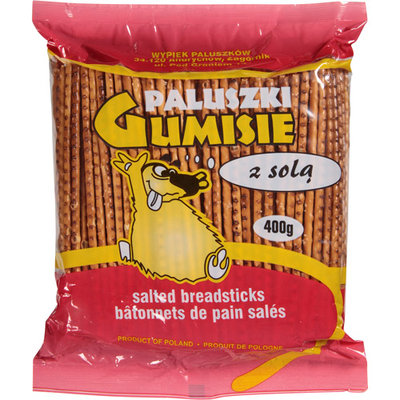 Paluski Paluszki Gumisie Salted Breadsticks, 14.1 oz, (Pack of 20)