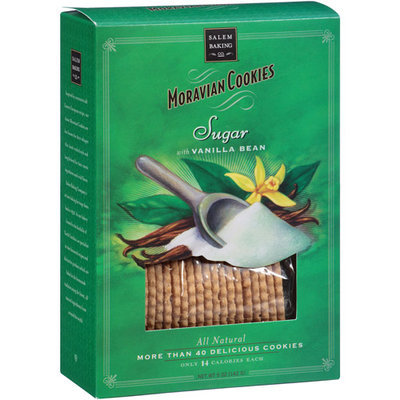 Giovanni Cosmetics Salem Baking Co. Moravian Sugar Cookies with Vanilla Bean, 5 oz, (Pack of 6)