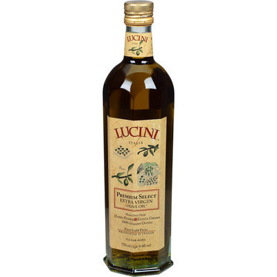 Lucini Premium Select Extra Virgin Olive Oil, 25.4 fl oz, (Pack of 6)