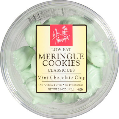 Harmony Farms Miss Meringue Mint Chocolate Chip Classiques Meringue Cookies, 5 oz, (Pack of 12)