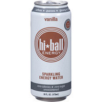 Hi Ball Energy Hi-Ball Energy Vanilla Sparkling Energy Water, 16 fl oz, (Pack of 12)