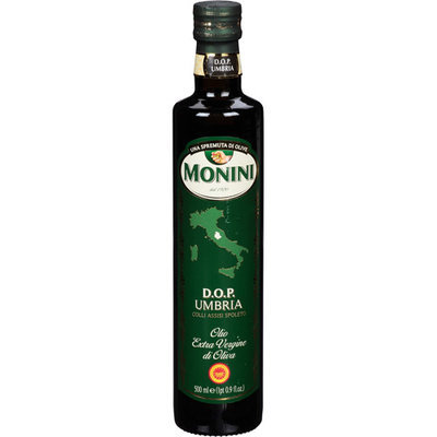 Monini D.O.P. Umbria Extra Virgin Olive Oil, 16.9 fl oz, (Pack of 6)