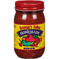 Kramer's Salsa Kramer's Homemade Style Medium Salsa, 16 oz, (Pack of 12)