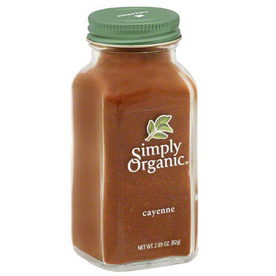 Simply Organic Cayenne Powder, 2.89 oz, (Pack of 6)