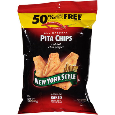 Ny Style New York Style Red Hot Chili Pepper Pita Chips, 9 oz, (Pack of 12)