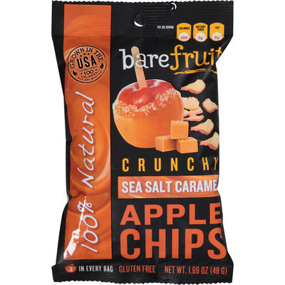 Bare Fruit Crunchy Sea Salt Apple Chips, 1.69 oz, (Pack of 10)