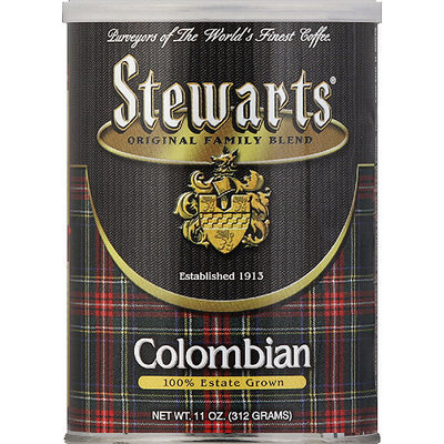 Stewart's Stewarts Colombian Ground Coffee, 11 oz, (Pack of 6)
