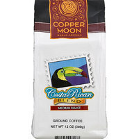 Copper :moon Copper Moon Costa Rican Blend Medium Roast Ground Coffee, 12 oz, (Pack of 6)