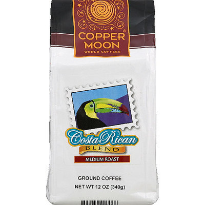 Copper :moon Copper Moon Costa Rican Blend Medium Roast Ground Coffee, 12 oz, (Pack of 6)
