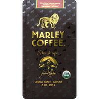 Marley Coffee One Love Ethiopia Yirgacheffe Organic Ground Coffee, 8 oz, (Pack of 8)