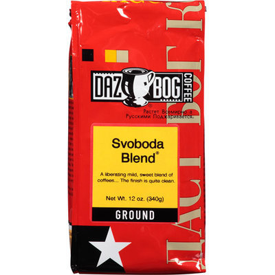 Dazbog Coffee Svoboda Blend Ground Coffee, 12 oz, (Pack of 6)