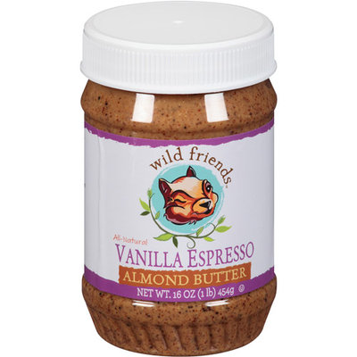 Wild Friends All-Natural Vanilla Espresso Almond Butter, 16 oz, (Pack of 6)