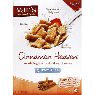 Vans Van's Natural Foods Cinnamon Heaven Cereal, 11 oz, (Pack of 6)