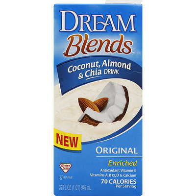 Imagine Dream Blends Original Coconut, Almond & Chia Drink, 32 fl oz, (Pack of 6)