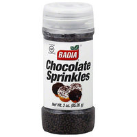 Badia Chocolate Sprinkles, 3 oz, (Pack of 12)