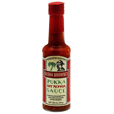 Busha Browne's Hot Pepper Pukka Sauce, 5 fl oz, (Pack of 12)