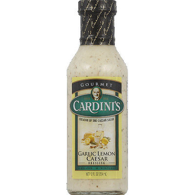 Cardini's Garlic Lemon Caesar Dressing, 12 fl oz, (Pack of 6)