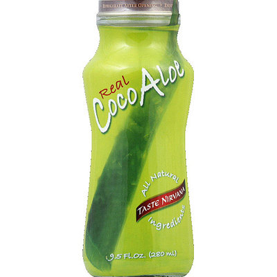Taste Nirvana Real Coco Aloe, 9.5 fl oz, (Pack of 12)