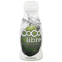 Coco Libre Pure Organic Coconut Water, 11 fl oz, (Pack of 12)