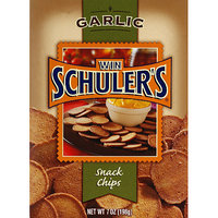 Win Schuler's Garlic Snack Chips, 7 oz, (Pack of 12)