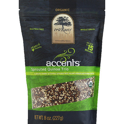 Modern Cocktail tru Roots Accents Organic Sprouted Quinoa Trio, 8 oz, (Pack of 6)