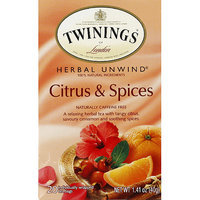 TWININGS® OF London Citrus & Spices Herbal Tea Bags