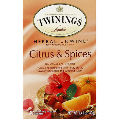TWININGS® OF London Citrus & Spices Herbal Tea Bags