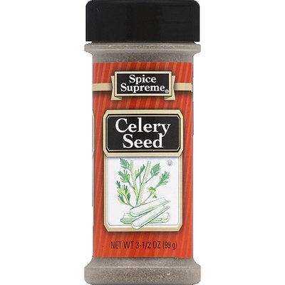 Spice Supreme Celery Seed, 3.5 oz, (Pack of 12)