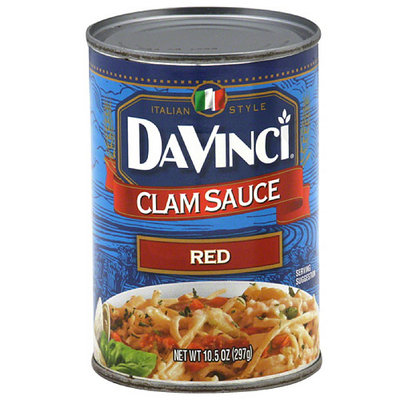 DaVinci Red Clam Sauce, 10.5 oz, (Pack of 12)