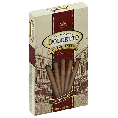 Dolcetto Chocolate Wafer Rolls, 4.4 oz, (Pack of 12)