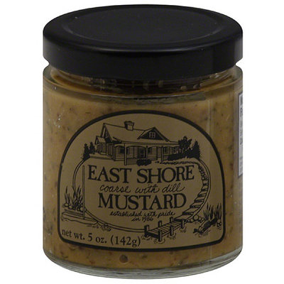 East Shore Coarse with Dill Mustard, 5 oz, (Pack of 12)