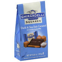 Ghirardelli Dark & Sea Salt Caramel Chocolate Squares