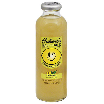 Huberts Hubert's Half & Half Lemonade Tea Original Green Tea, 16 fl oz, (Pack of 12)