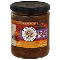 Martinez Gourmet Thick Red Hot Salsa, 16 oz, (Pack of 6)