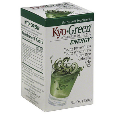 Kyolic Kyo-Green Energy Nutritional Supplement Powdered Drink Mix, 5.3 oz
