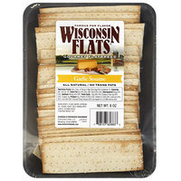 Wisconsin Flats Garlic Sesame Gourmet Flatbread, 8 oz, (Pack of 10)