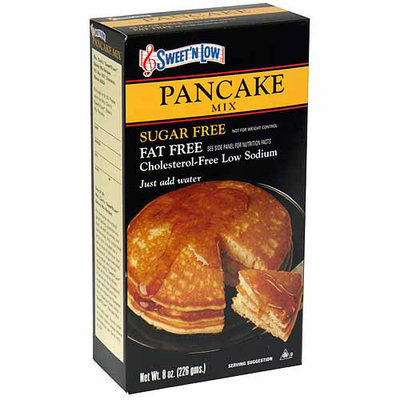 Sweet N Low Sweet'N Low Sugar Free Pancake Mix, 8 oz, (Pack of 6)