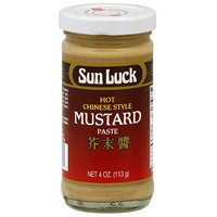 Sun Luck Hot Chinese Style Mustard Paste, 4 oz, (Pack of 12)