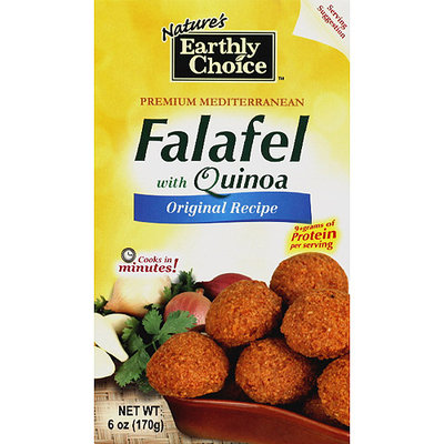 Natures Earthly Choice Nature's Earthly Choice Falafel with Quinoa, 6 oz, (Pack of 6)