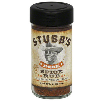 Stubb's Pork Spice Rub, 2 oz, (Pack of 6)