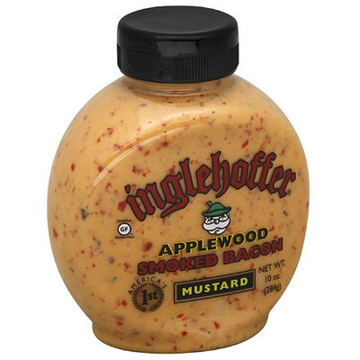Inglehoffer Applewood Smoked Bacon Mustard, 10 oz, (Pack of 6)