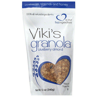 Vikis Granola Viki's Granola Blueberry Almond, 12 oz, (Pack of 6)