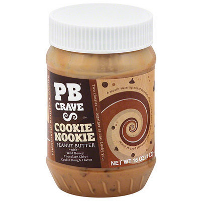 PB Crave Cookie Nookie Peanut Butter, 16 oz, (Pack of 6)