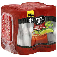 Mr & Mrs T Original Bloody Mary Mix, 5.5 fl oz, 4 pack, (Pack of 6)