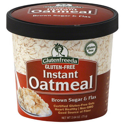 Glutenfreeda's Glutenfreeda Brown Sugar & Flax Gluten-Free Instant Oatmeal, 2.64 oz, (Pack of 12)