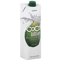 Coco Libre Pure Organic Coconut Water, 1 l, (Pack of 12)